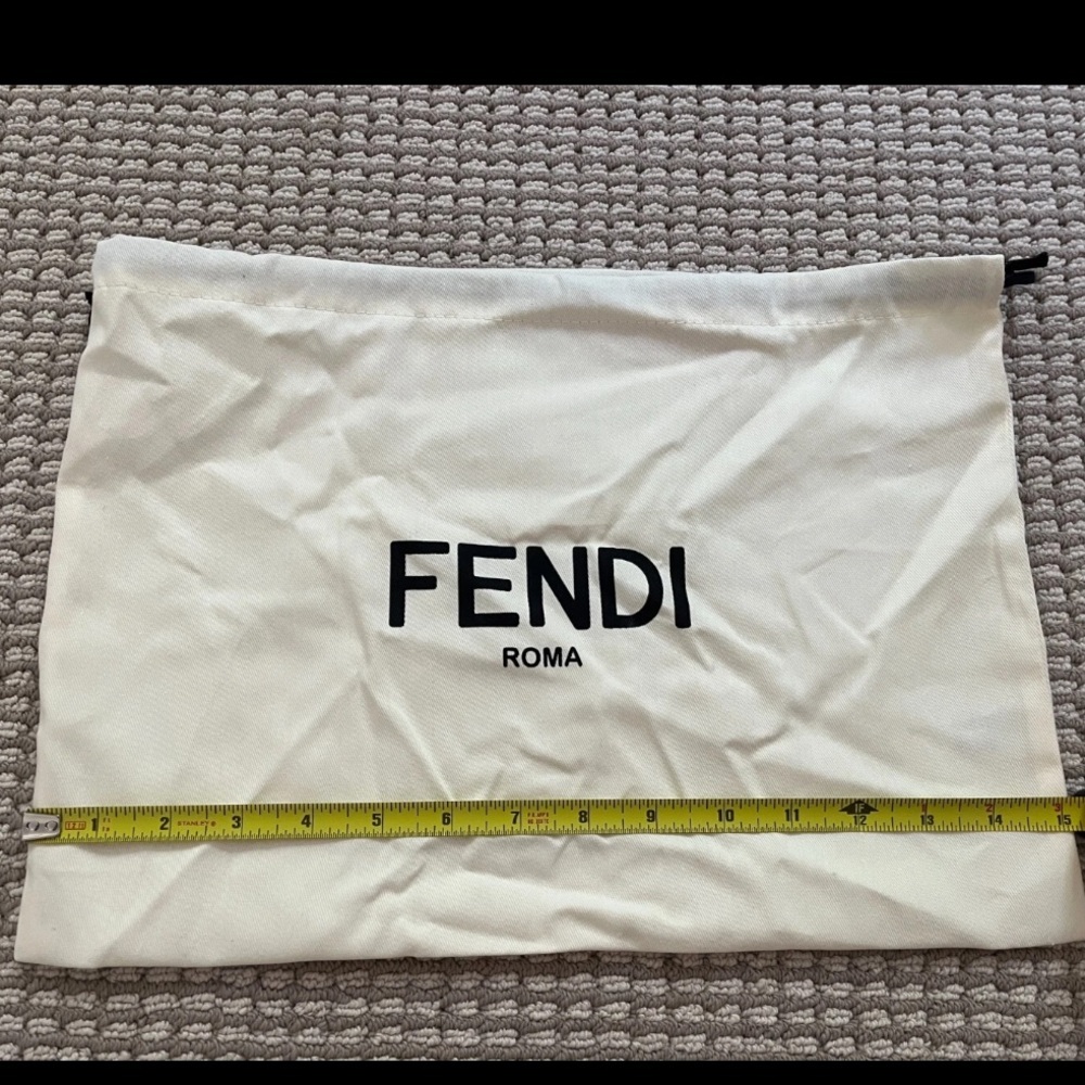 Fendi White Logo Dust Bag